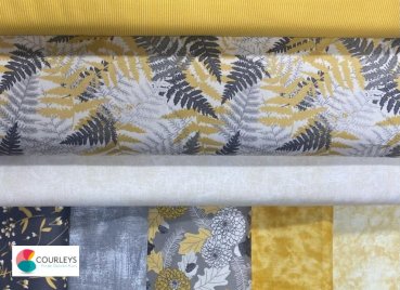 Materialpackung Courleys Patchworkkurs - Lone Star - Herbst